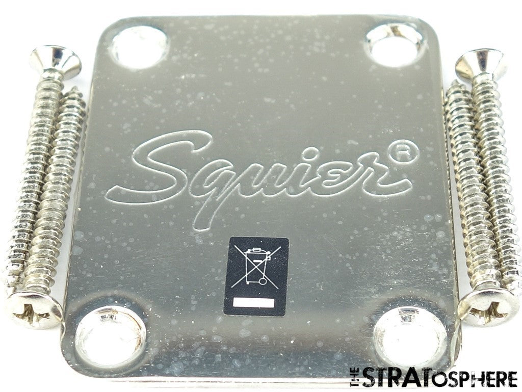 Fender Squier Classic Vibe 70s Jaguar Series NECK PLATE Guitar Nickel