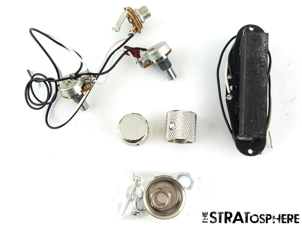 Fender Squier 50s P Bass PICKUP POTS KNOBS + Jack, Precision Guitar Pickup!