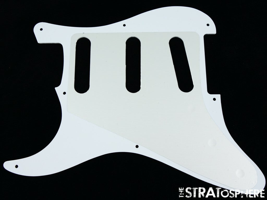* NEW Stratocaster PICKGUARD for Fender Vintage Strat 8Hole Tooled Leather Print