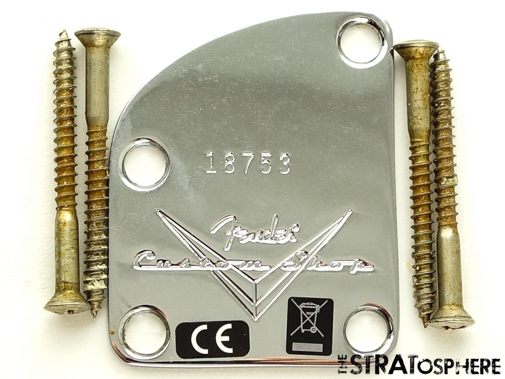 USA Fender Custom Shop Strat, Pro 2025 Relic Contour # NECK PLATE USA Strat W25