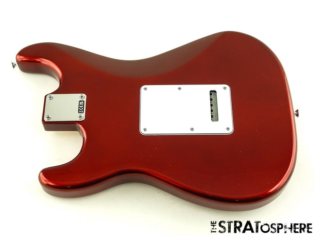 Fender Standard Stratocaster Strat BODY & HARDWARE, Poplar, Candy Cola