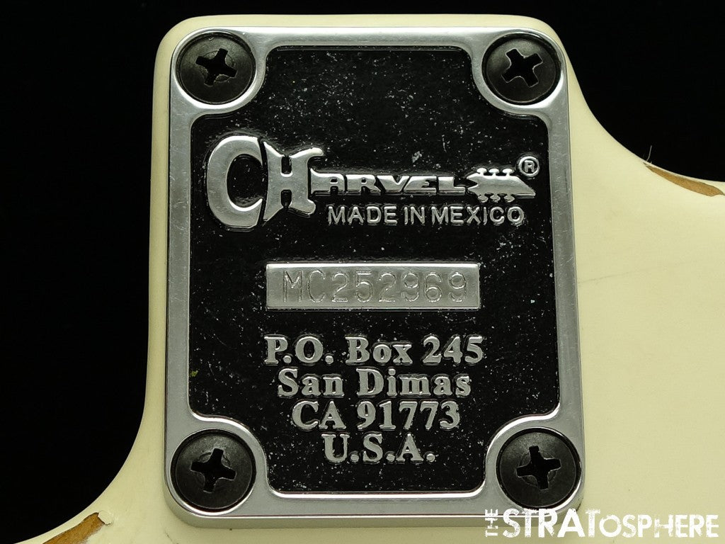 Charvel Pro Mod Relic San Dimas BODY & HARDWARE Floyd Rose Weathered White