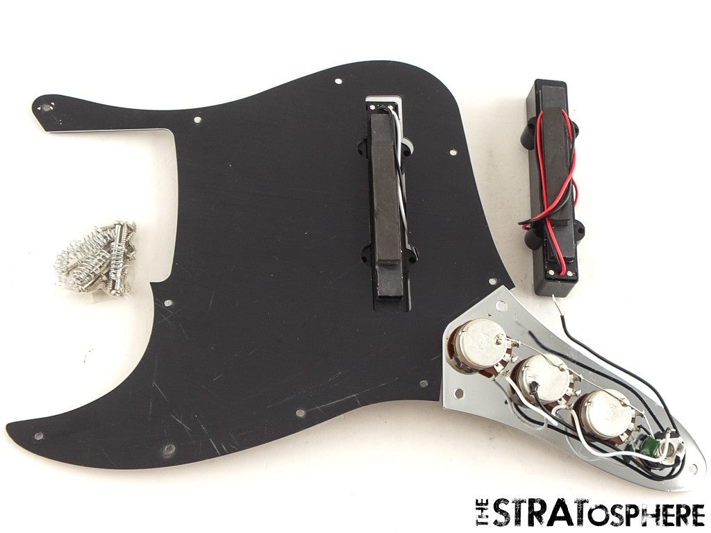 Fender Squier Affinity Jazz Bass VI Six String LOADED PICKGUARD J Bass Black!