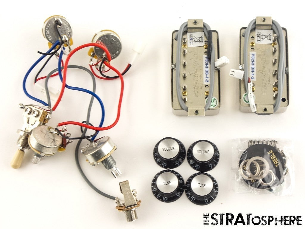 Epiphone SG Standard Probucker 2 & 3 PICKUPS POTS KNOBS CTS