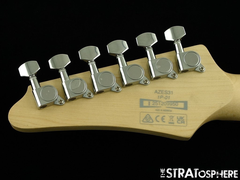 Ibanez AZES31 AZES NECK & TUNERS, Guitar Parts 25'' Jatoba Medium Frets