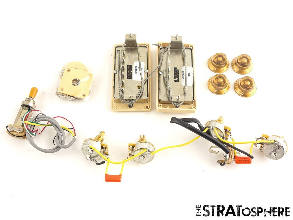 USA Gibson Les Paul Standard 50s Burstbucker 1 +2 PICKUPS POTS KNOBS