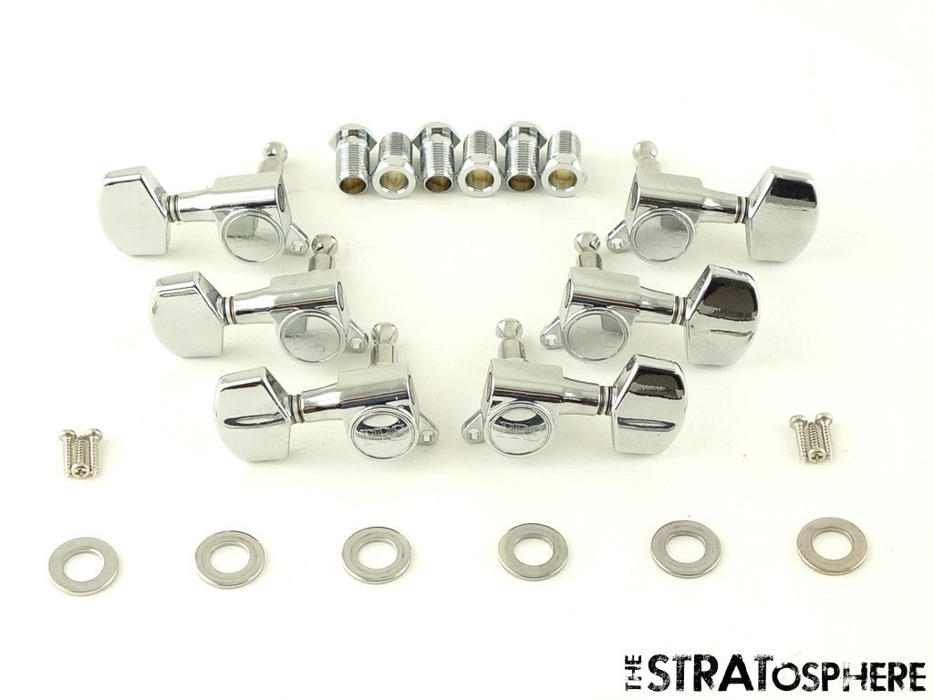 6 PRS SE DGT Standard TUNERS TUNING PEGS PRS Designed Guitar Parts Nickel