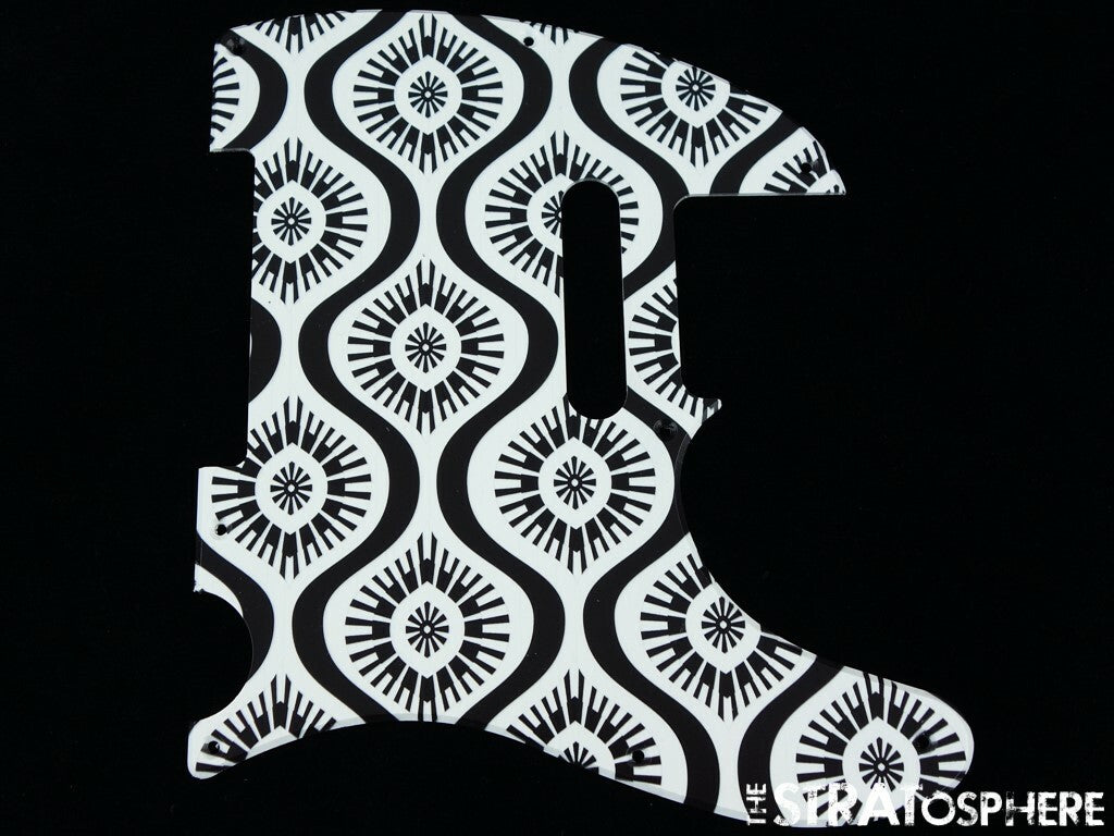 *NEW Telecaster PICKGUARD for Fender USA Standard Tele 8 Hole Lashes Print