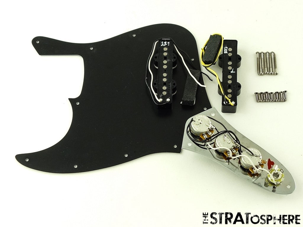 USED 2021 Fender Player Plus Top Jazz Bass LOADED PICKGUARD Pickups Black