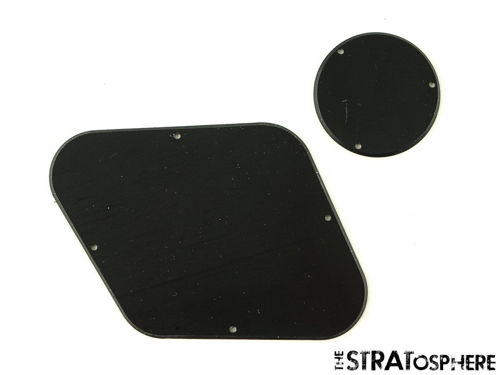 USED Epiphone Gibson Style Black Control Plates, Guitar, Black