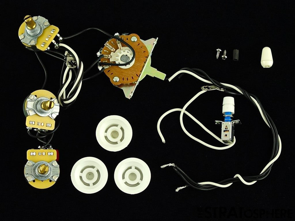USED Fender American Strat S-1 Switching Push/Pull POTS & 5 SWITCH & KNOBS
