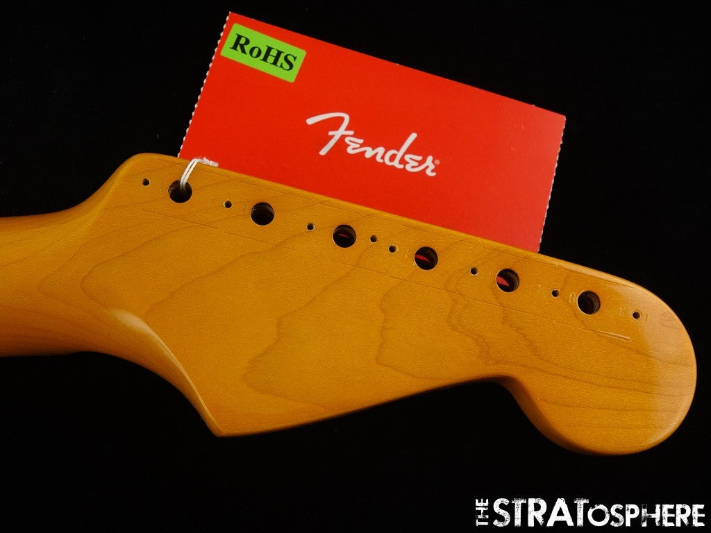 LEFTY Fender AV II American Vintage 1957 Strat NECK Stratocaster USA MN Maple.
