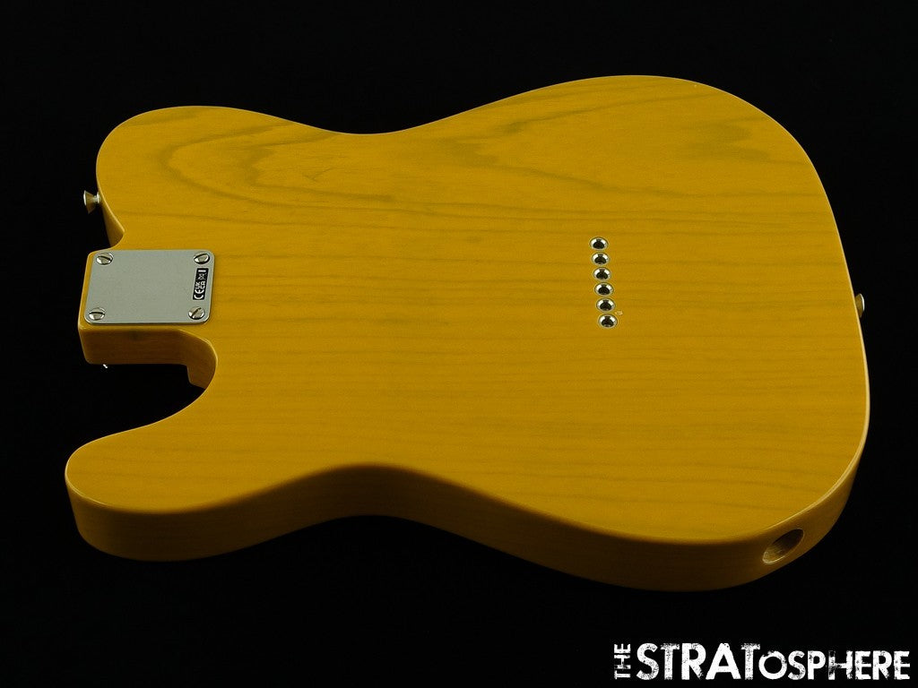 Fender AV II American Vintage 1951 Tele BODY + HARDWARE, Ash Butterscotch Blonde