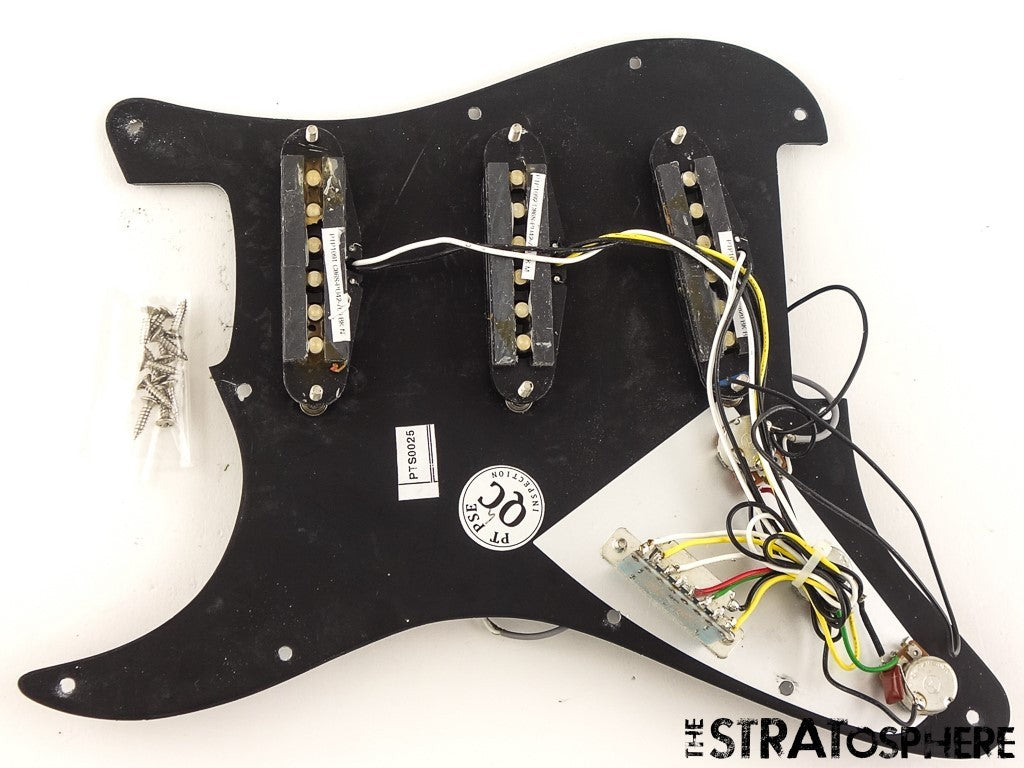 Fender Squier Affinity Series Strat LOADED PICKGUARD, Stratocaster Prewired BLK!