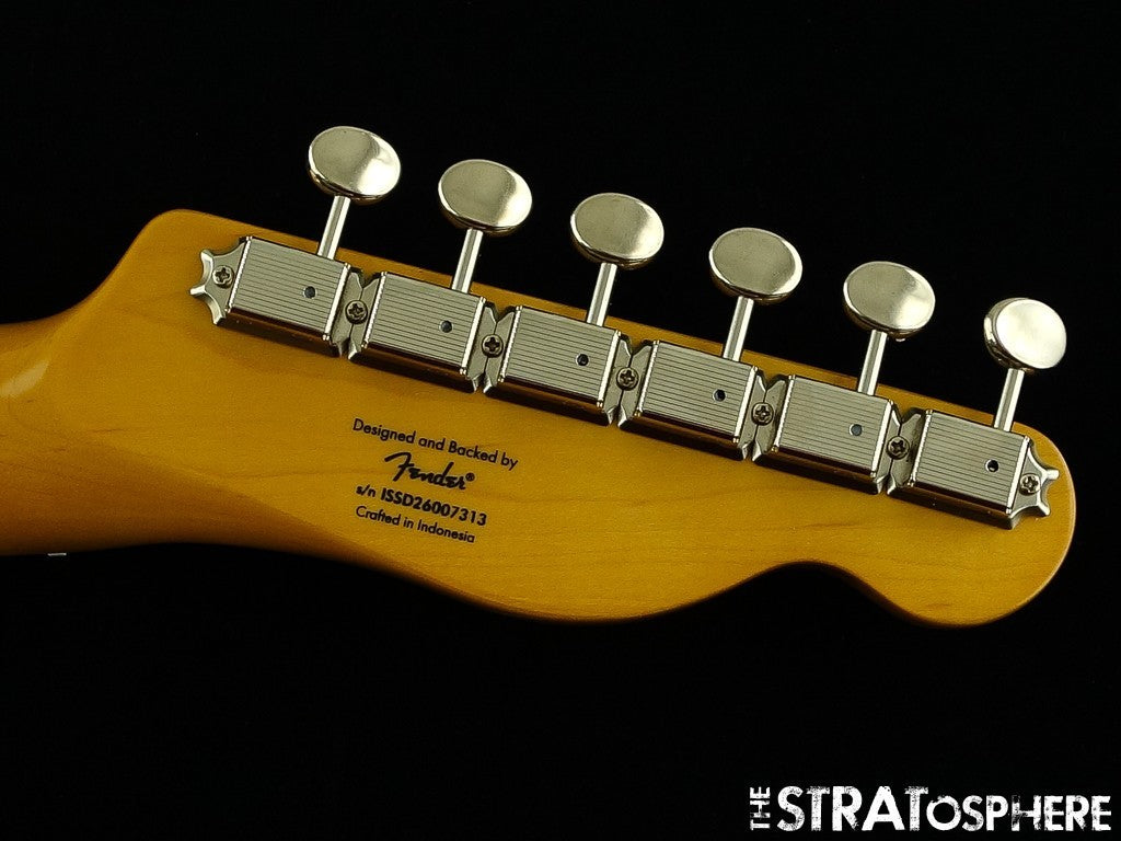 LEFTY Fender Squier Classic Vibe 50s Telecaster NECK & TUNERS, Tele Tinted Maple