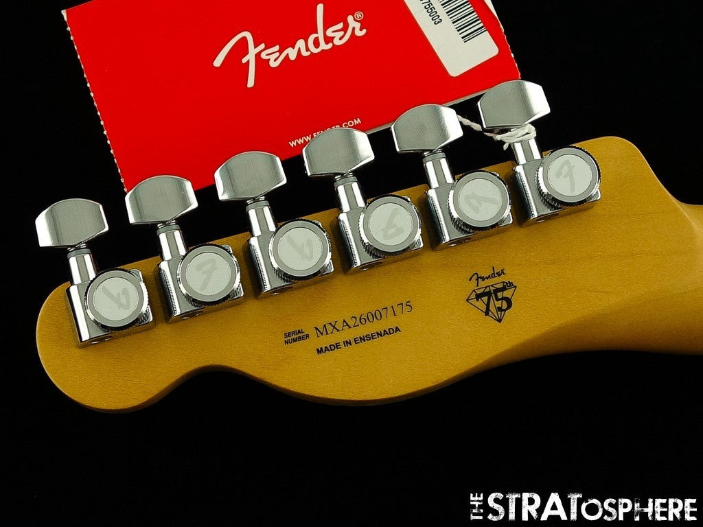 Fender Player II Modified Tele NECK + LOCKING TUNERS, Rolled Edges ''C'', Maple