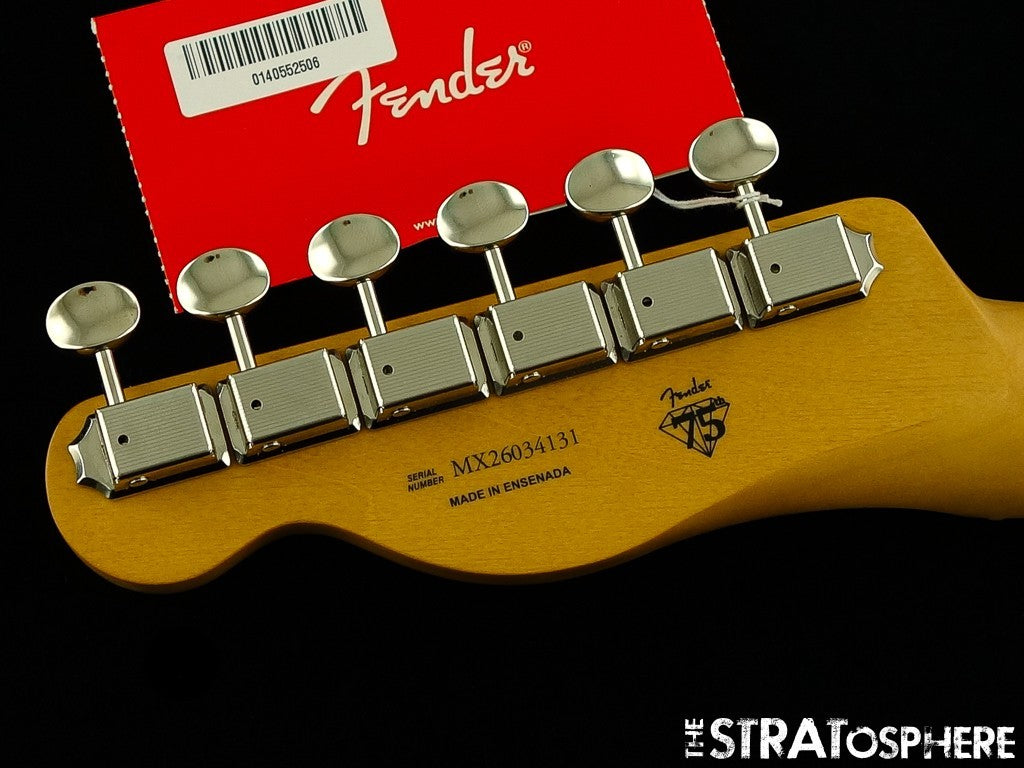 Fender Player II Series Telecaster Tele NECK &nd TUNERS - Rolled Edge, MN, Maple