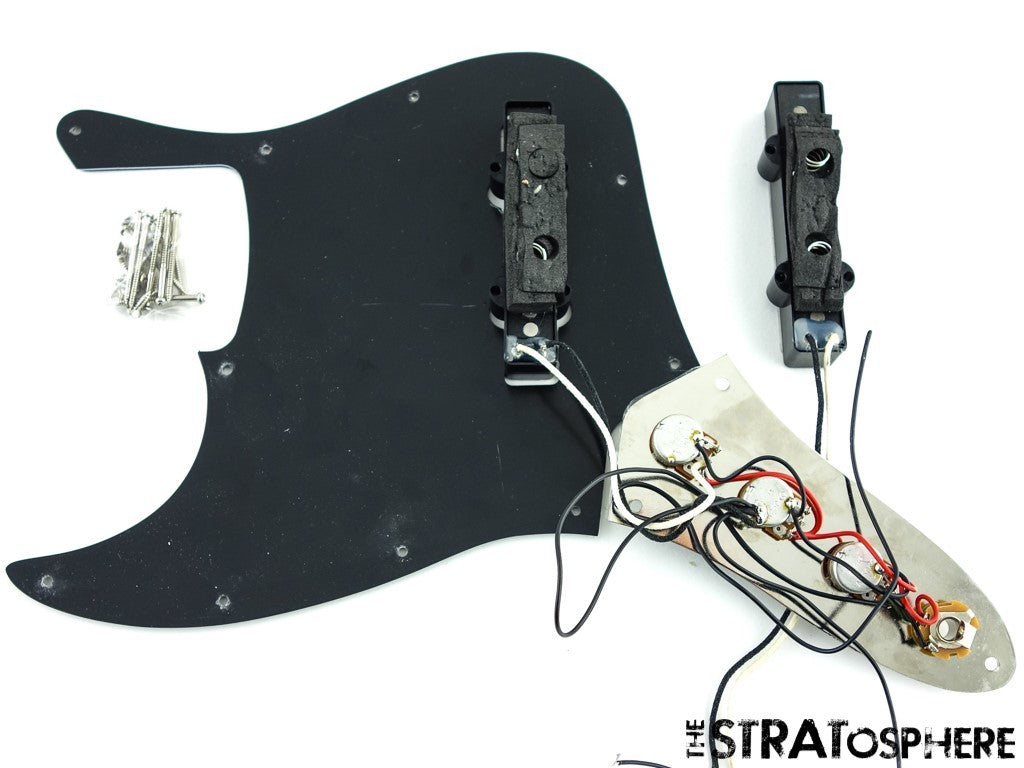 Fender Squier Classic Vibe 70s Jazz Bass V 5 String, LOADED PICKGUARD Black