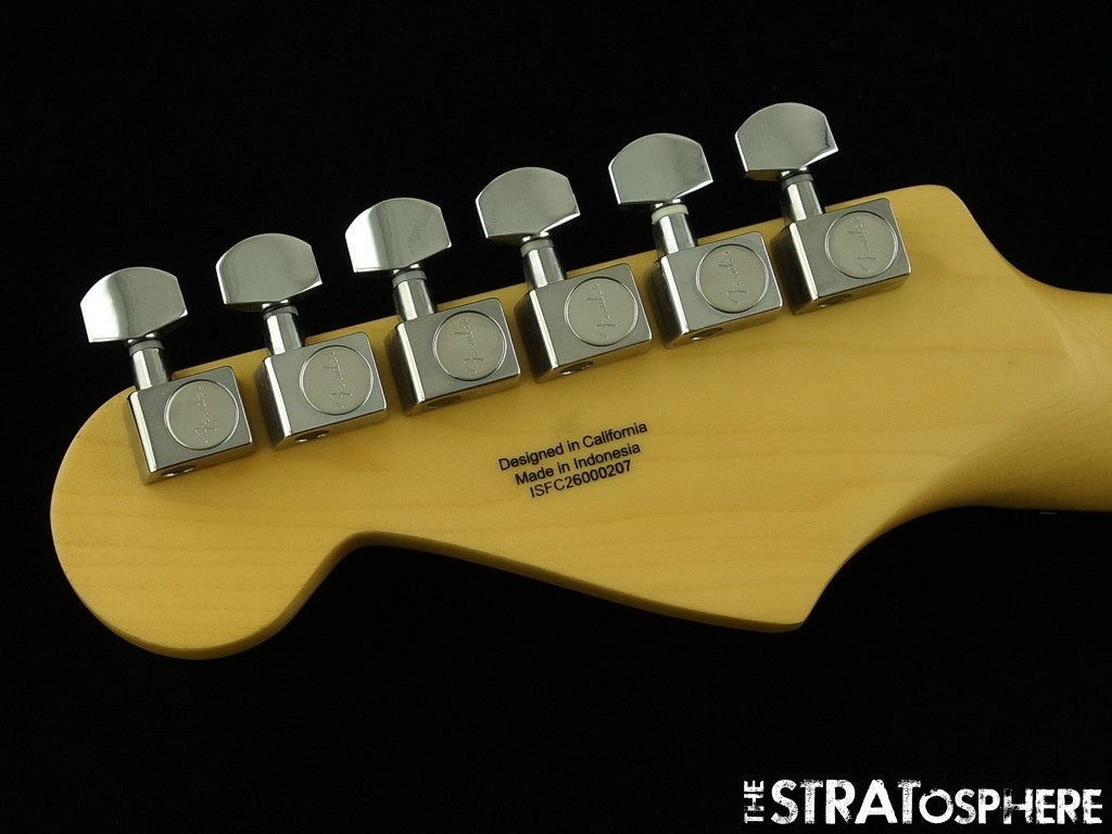 Fender Standard Stratocaster Strat NECK w/ TUNERS, Modern C, Indian Laurel.