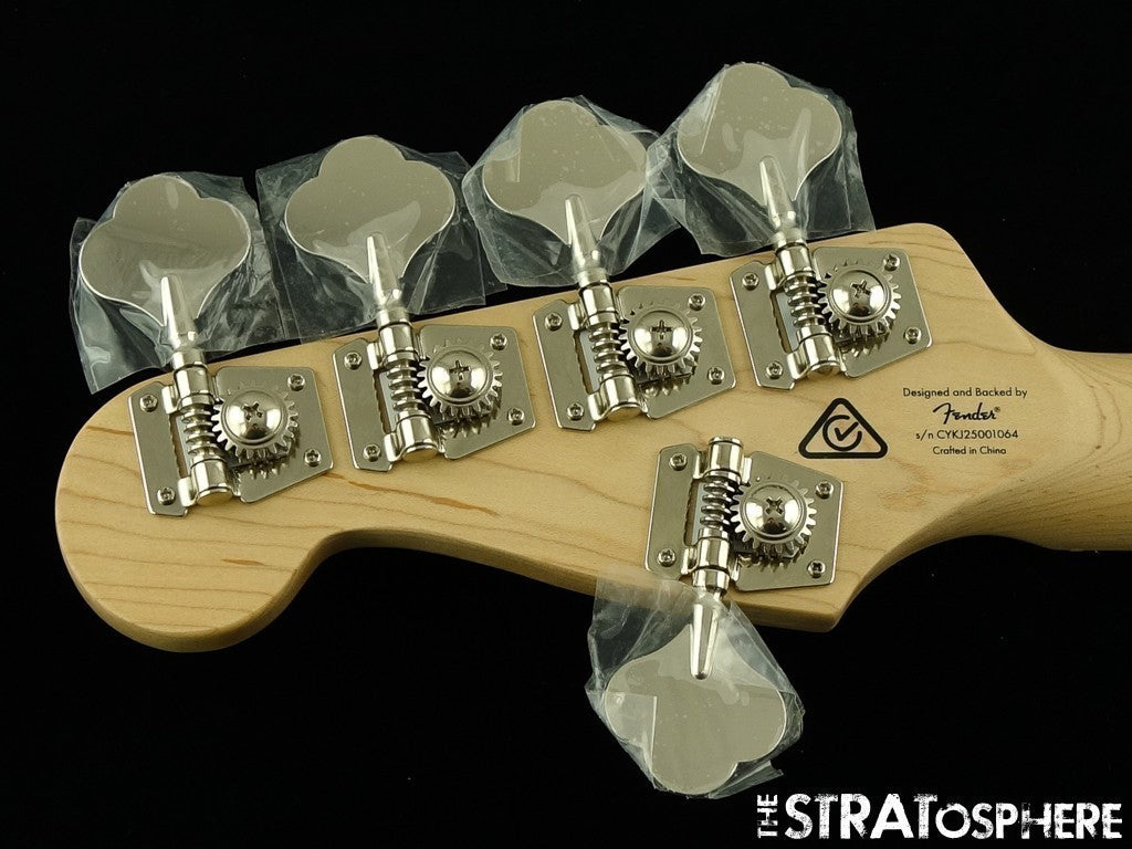 Fender Squier Affinity Active Jazz Bass V 5 String NECK + TUNERS ''C'' Maple.