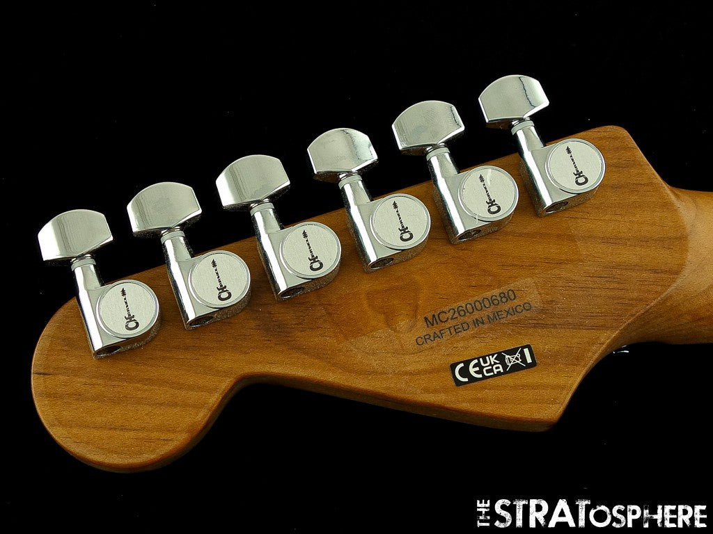 Charvel Pro Mod Plus San Dimas NECK & TUNERS, Caramelized Maple Ebony