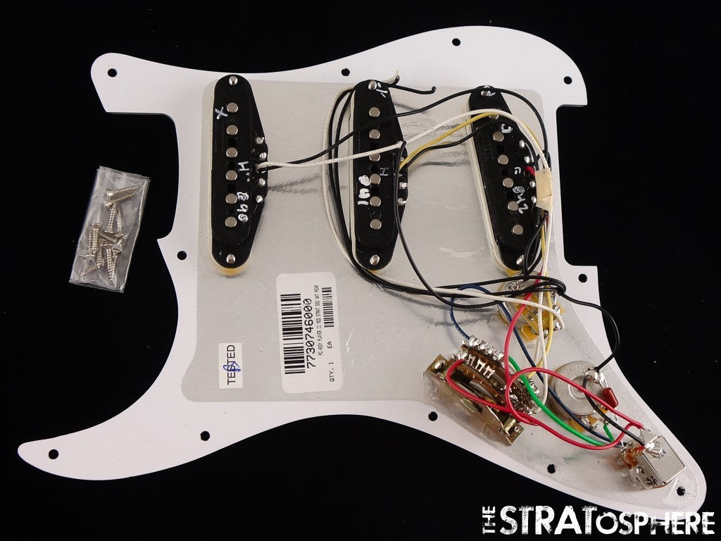 Fender Player II Modified Strat LOADED PICKGUARD, Noiseless Push/Pull Pearloid