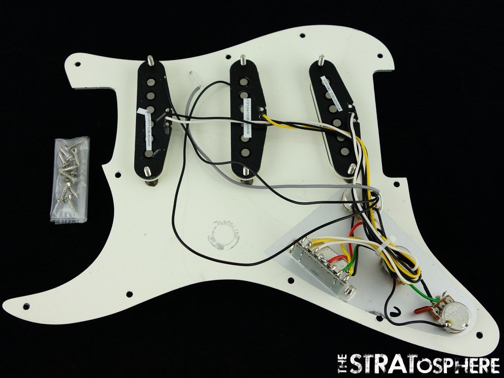 Fender Squier 60s Strat LOADED PICKGUARD, 1960s Stratocaster, Alnico Parchment.