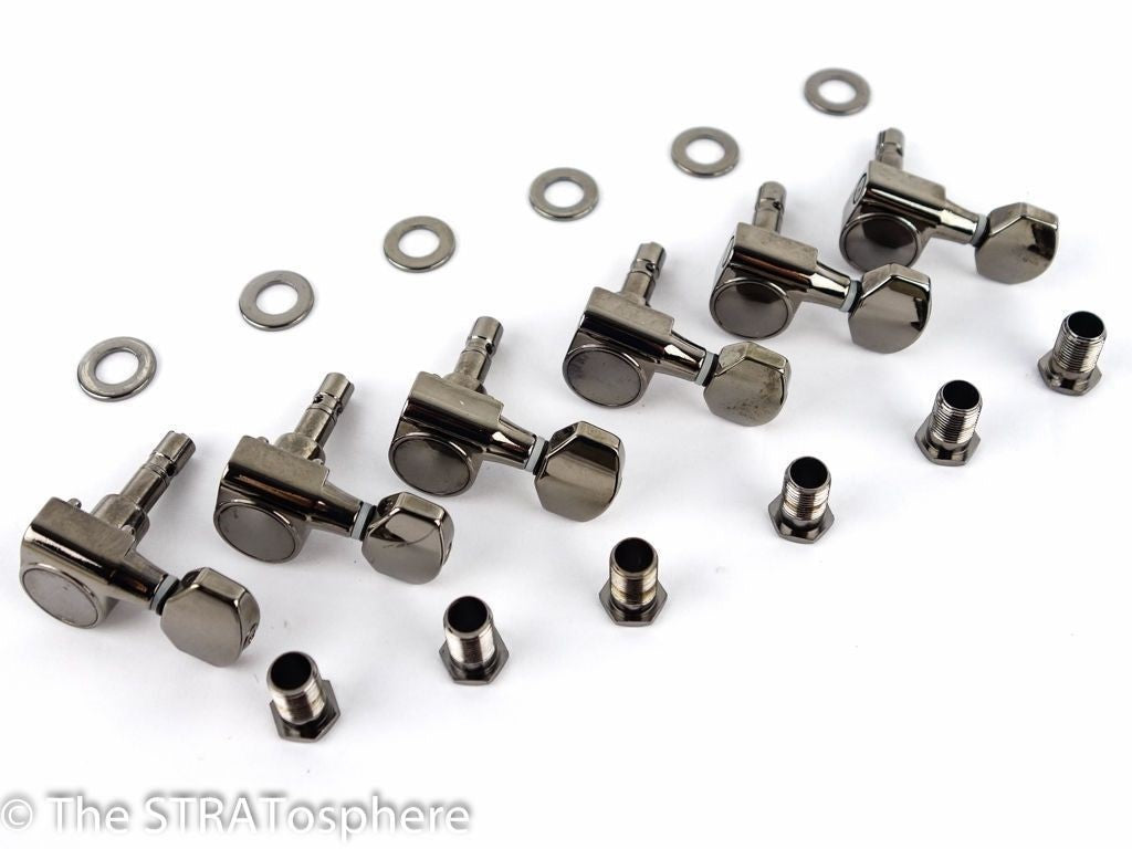Fender Custom Black Nickel Strat Tele TUNERS FMT Telecaster