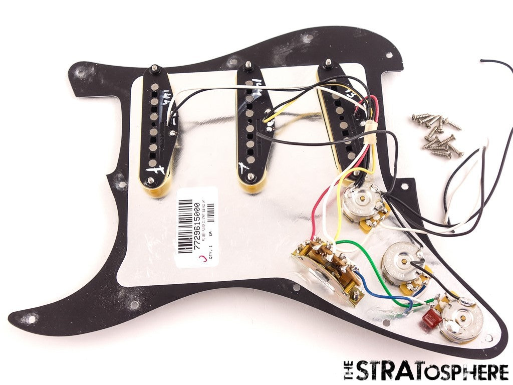 Fender Player II Strat LOADED PICKGUARD PICKUPS, Stratocaster * Alnico Black!