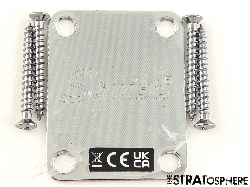 Fender Squier Sonic Series Tele NECK PLATE, Guitar Part, Chrome Telecaster!