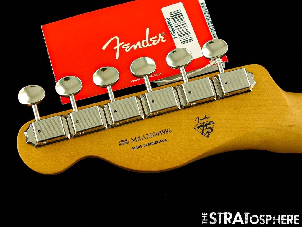 Fender Player II Tele Series NECK & TUNERS, Rolled Edge, ''C'' Shape Rosewood