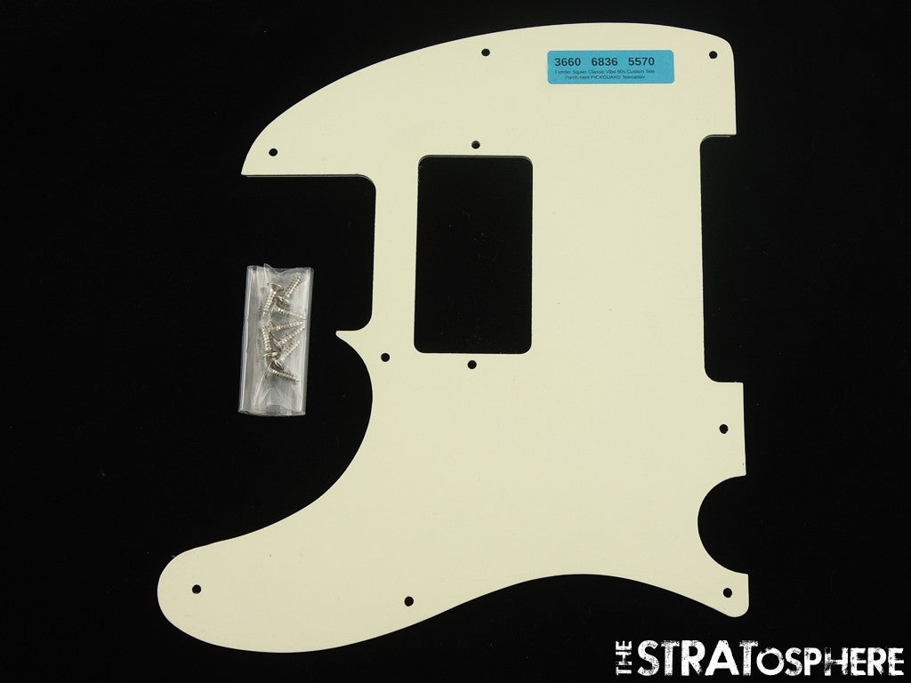 Fender Squier Classic Vibe 60s Custom Tele SH Parchment, PICKGUARD, Telecaster.