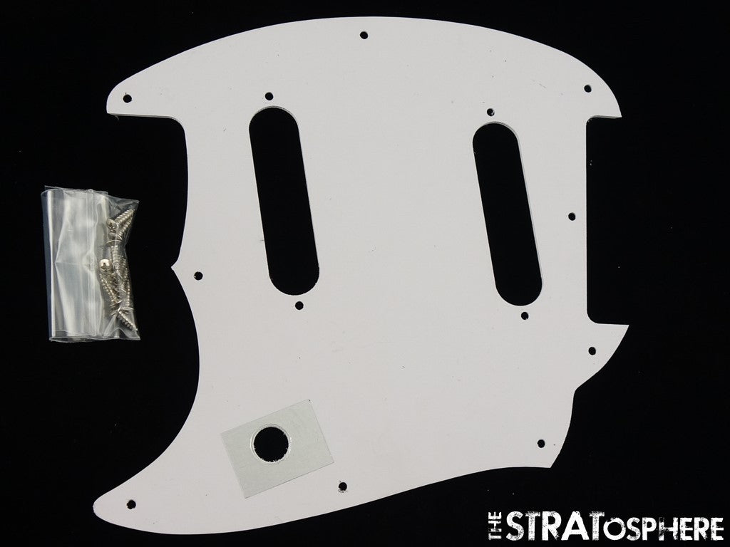 Fender Squier Sonic Mustang Series PICKGUARD, Guitar Parts White