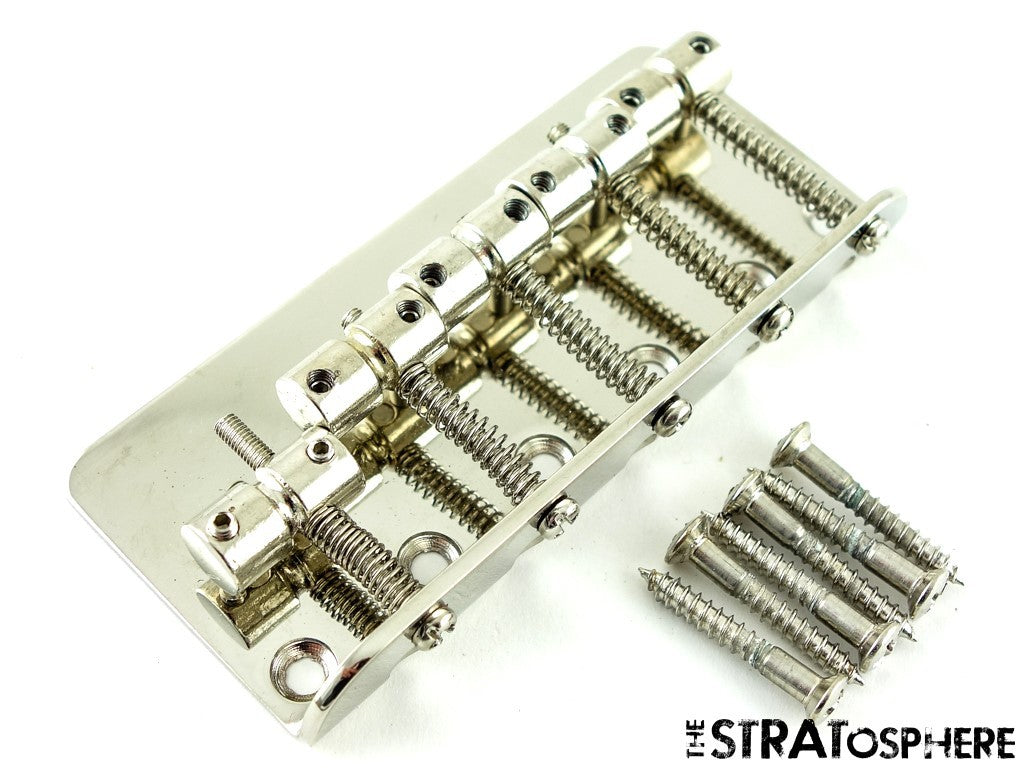 Fender Squier Classic Vibe 70s Jazz J Bass V BRIDGE 5 Saddles Nickel.