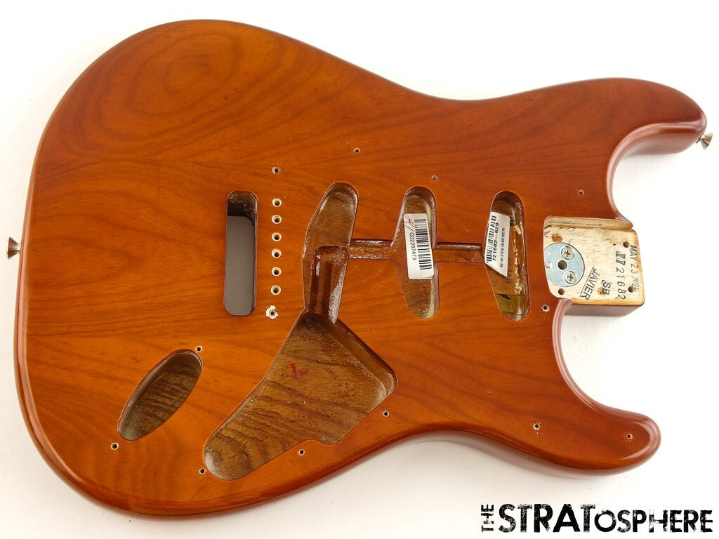Fender AV II American Vintage 1973 Stratocaster BODY, Strat, Ash Mocha