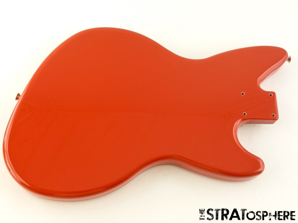 LEFTY Fender Kurt Cobain Jag-Stang HS Guitar Parts BODY, Alder Fiesta Red