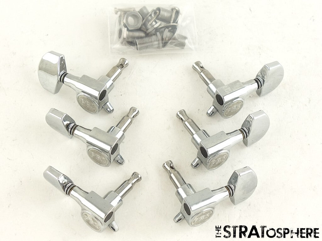 6 PRS SE Swamp Ash Special TUNERS TUNING PEGS, PRS Designed Guitar Parts Nickel