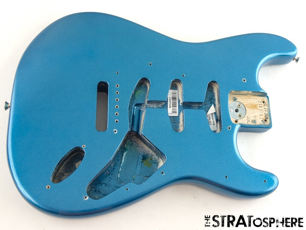 Fender AV II American Vintage 1973 Stratocaster BODY Strat, Ash Lake Placid Blue