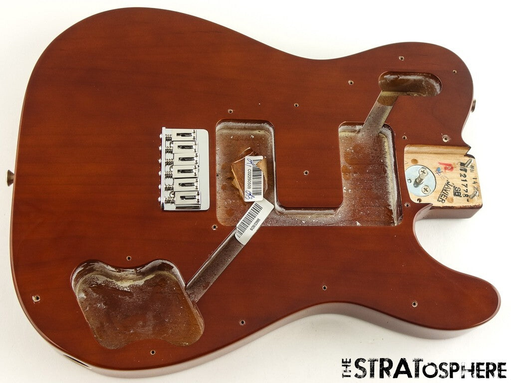 Fender AV II American Vintage 1975 Telecaster Deluxe BODY + HARDWARE Tele Mocha