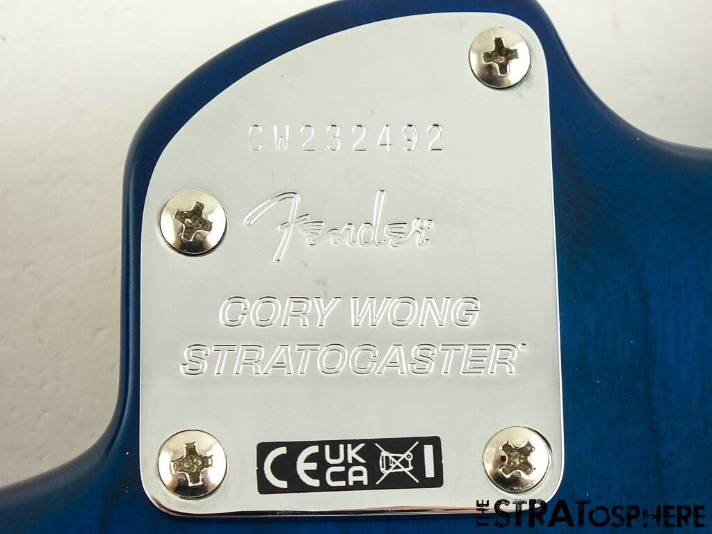 USA Fender Cory Wong Stratocaster Strat LOADED BODY, USA, Lacquer Sapphire Blue