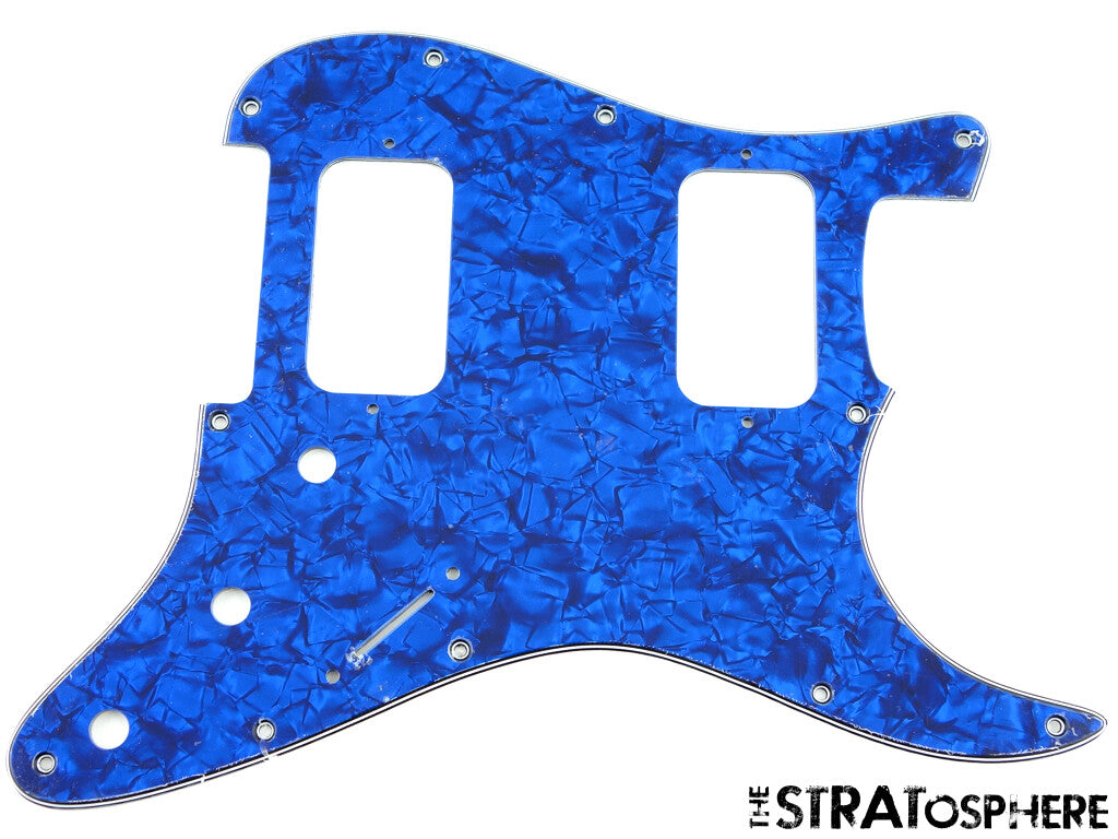 *NEW Big Apple Style for Fender Stratocaster Strat PICKGUARD Blue Pearloid 3 Ply