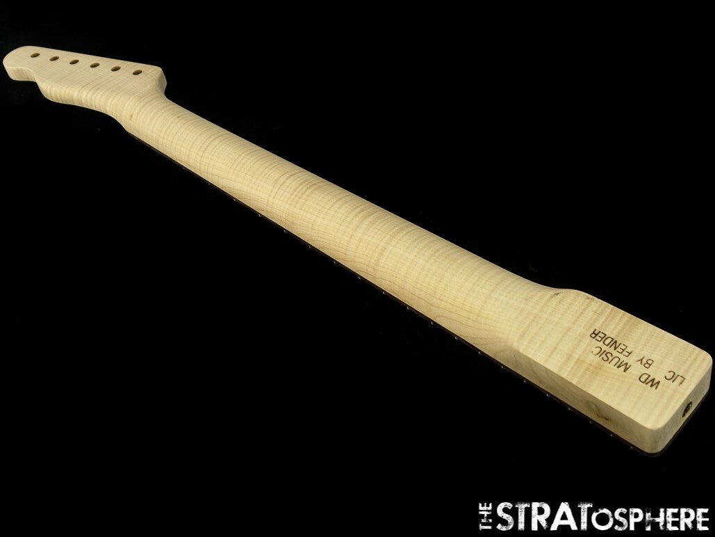 NEW Fender Lic WD Telecaster Tele Replacement NECK AAA Flame Maple Rosewood 21