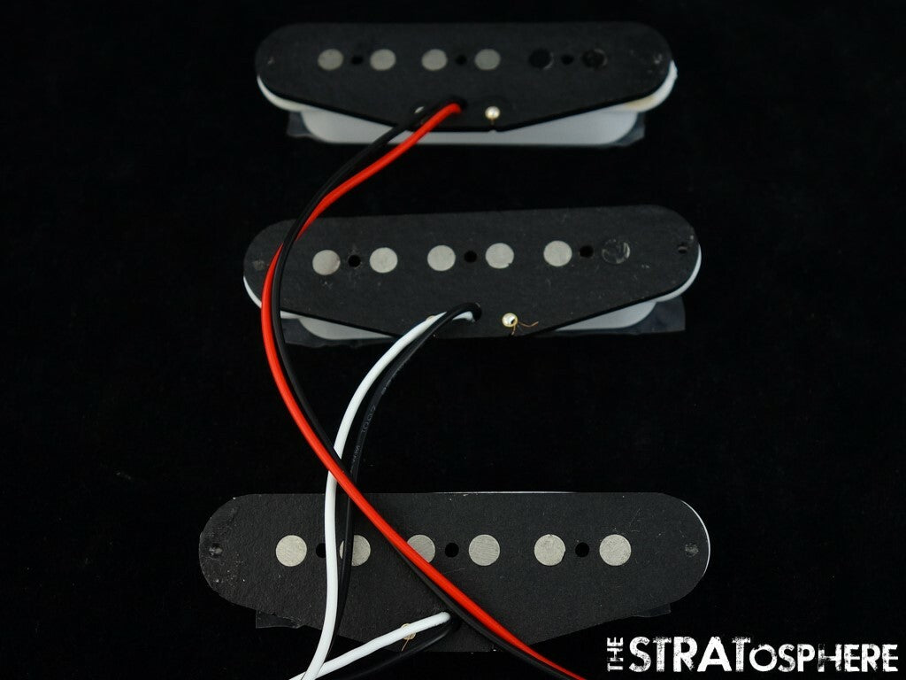 *NEW Wilkinson WOHAS Alnico 5 for Fender Stratocaster PICKUP SET Strat White