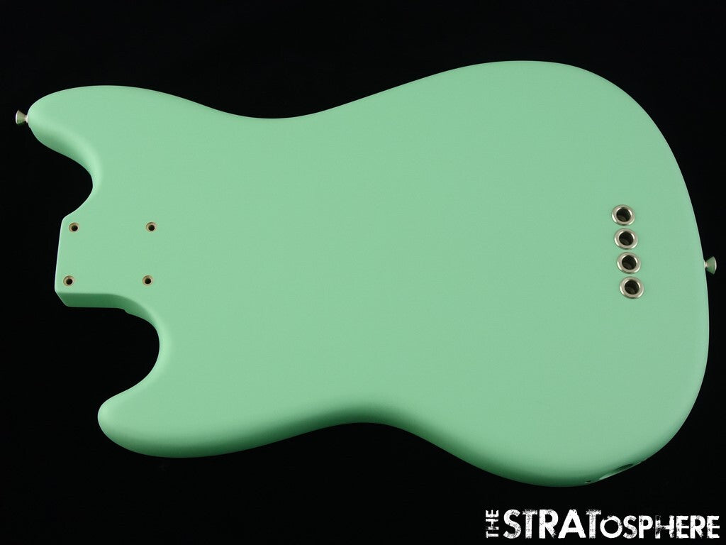 Fender American Performer Mustang Bass BODY USA Part Satin Surf Green