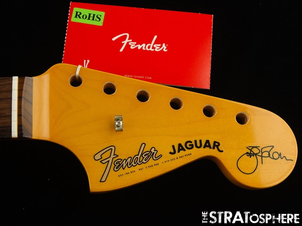 Fender American Johnny Marr Jaguar BODY & NECK Nitro Rosewood Olympic White