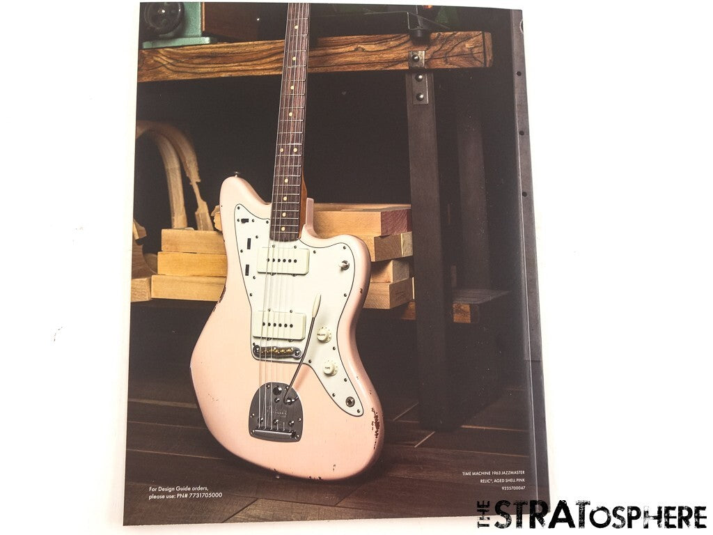 Fender 2025 Custom Shop Guitar Design Guide CATALOG Strat Tele Bass