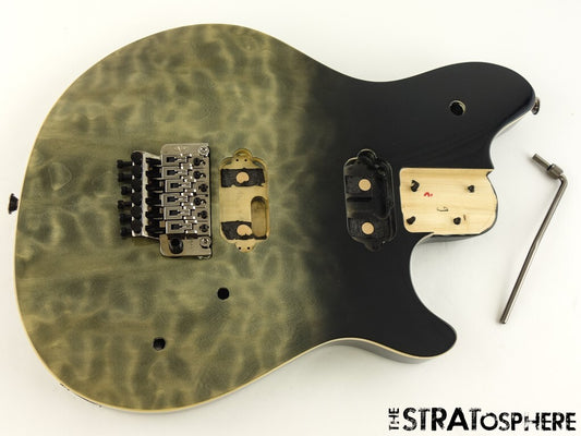 EVH Eddie Van Halen Wolfgang Standard BODY & HARDWARE Floyd Quilt Black Fade