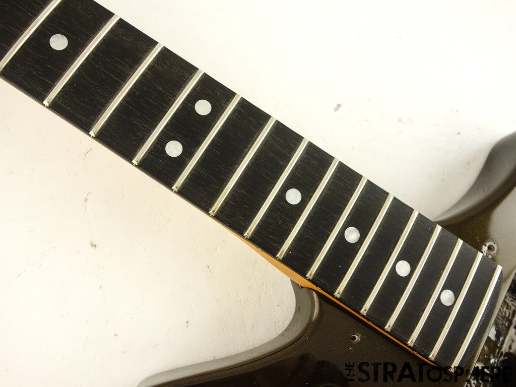 Fender American Ultra II Meteora Series BODY + NECK Ebony Texas Tea