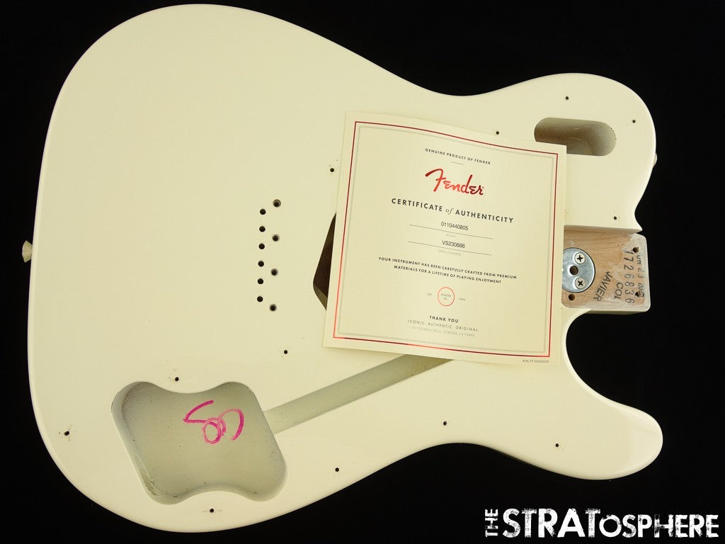 Fender AV II American Vintage 1977 Telecaster Custom, BODY Tele 77 Olympic White