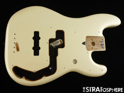 Fender Duff McKagan Deluxe Precision BASS BODY, P Bass Guitar Part White Pearl